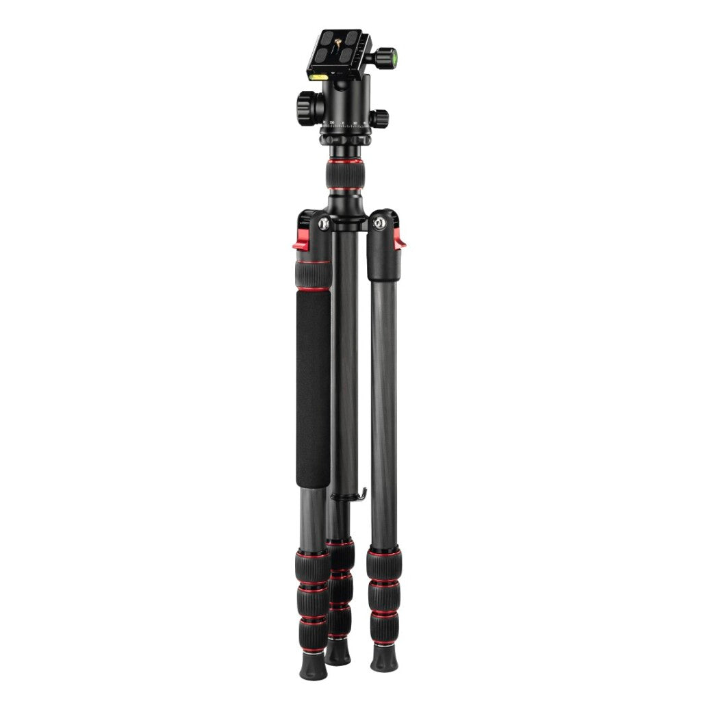 Hama Ramble Ii Duo Carbon Statief 170 Cm Zwart/Rood