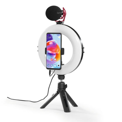 Hama Led-Ringlamp Spotlight Smart 80 Ii Set Voor Smartphone
