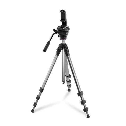 Hama Pro Move 160 2D+ Statief 160 Cm Zwart/Zilver