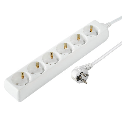 Hama Distribution Panel 6 Sockets Child-Proof 1.4 M White