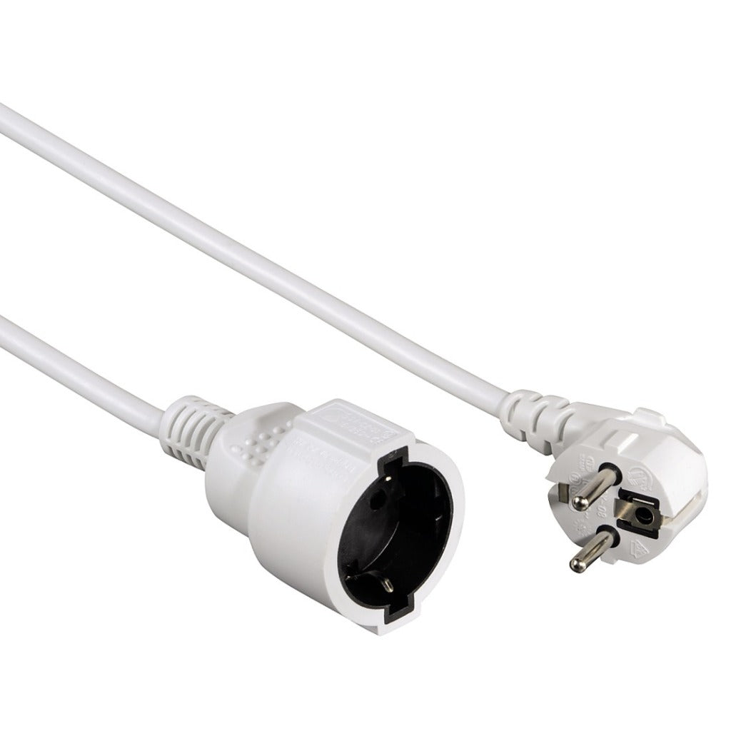 Hama Profi Extension Cable With Earth Contact 10 M White