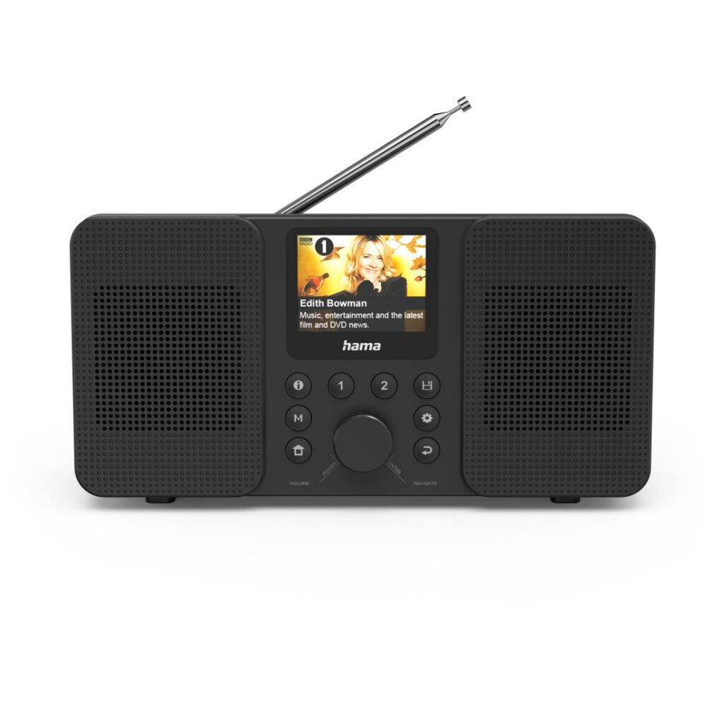 Hama Dir10 Digitale Radio Dab+/Internetradio/Bluetooth Rx/App Zwart
