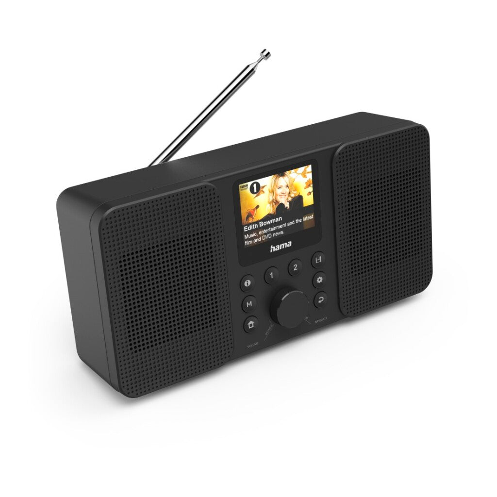 Hama Dir10 Digitale Radio Dab+/Internetradio/Bluetooth Rx/App Zwart