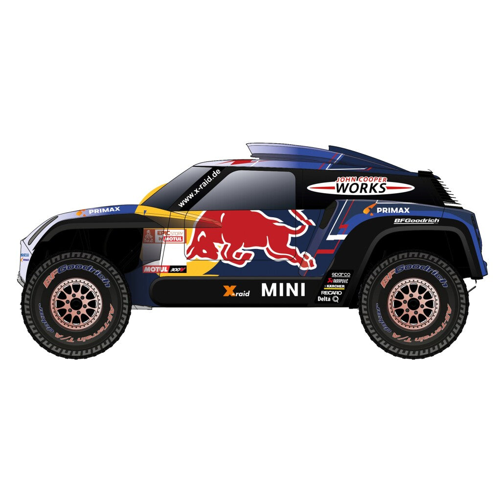 Basic Rc Mini John Cooper Works Red Bull Buggy 1:16