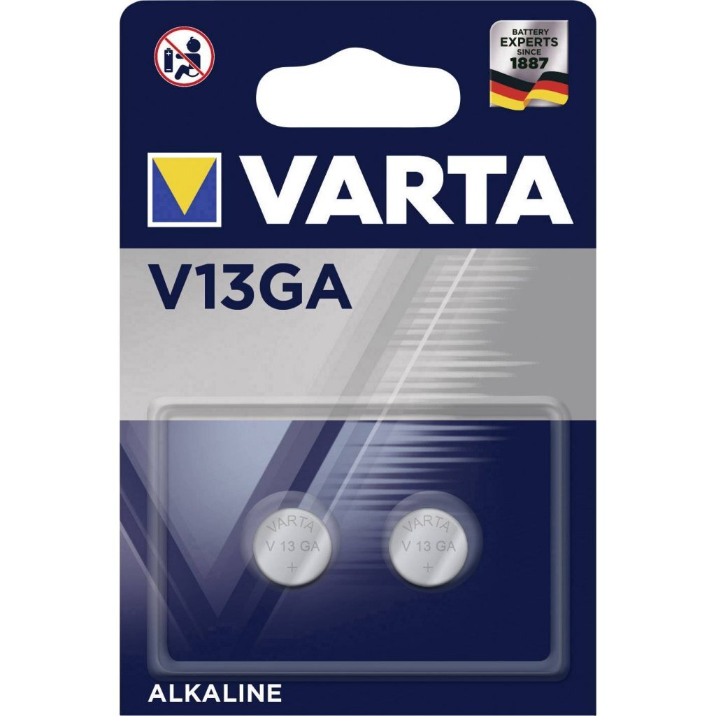 Varta V13Ga Knoopcelbatterijen 2 Stuks