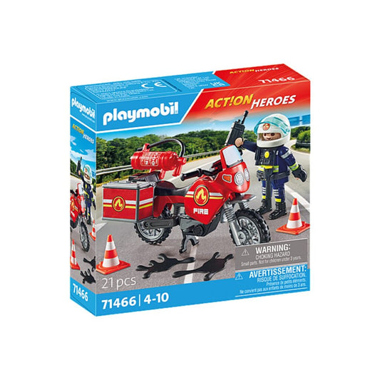 Playmobil 71466 Action Heroes Brandweer Op De Plaats Van Het Ongeval
