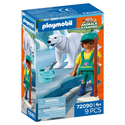 Playmobil 72090 Animals &Amp; Friends Dierentuin Ijsbeer En Dierenverzorger