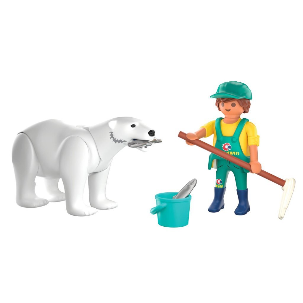 Playmobil 72090 Animals &Amp; Friends Dierentuin Ijsbeer En Dierenverzorger