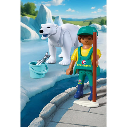 Playmobil 72090 Animals &Amp; Friends Dierentuin Ijsbeer En Dierenverzorger