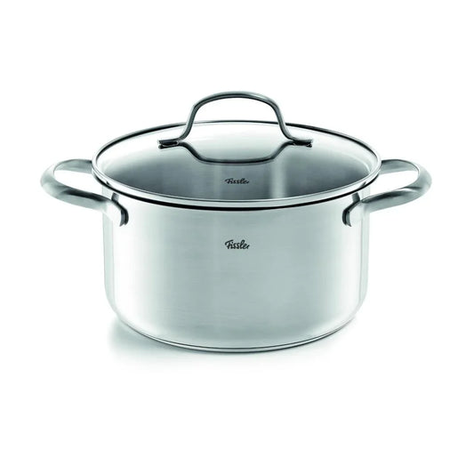 Fissler San Francisco Kookpan + Glazen Deksel 20 Cm Rvs