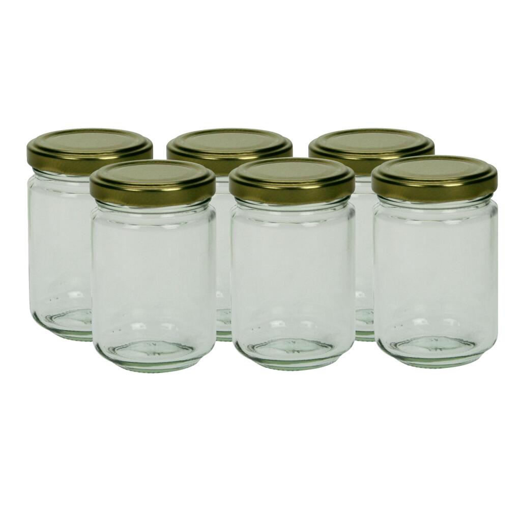 Overige Merken Jampotten 156 Ml 6 Stuks Glas/Transparant