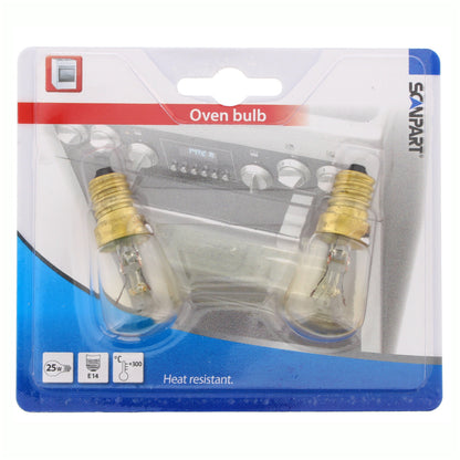 Scanpart Ovenlamp E14 25W 300Gr Buis A2