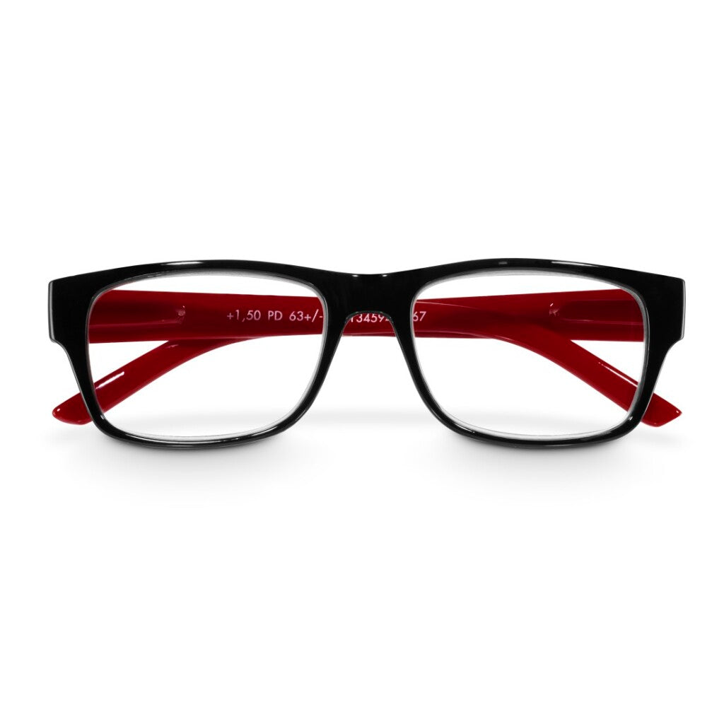 Hama Leesbril +3,0 Dtp Zwart/Rood