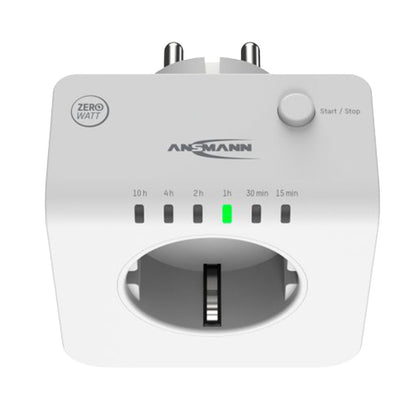 Ansmann Digitale Stekkerdoos-Timer Wit