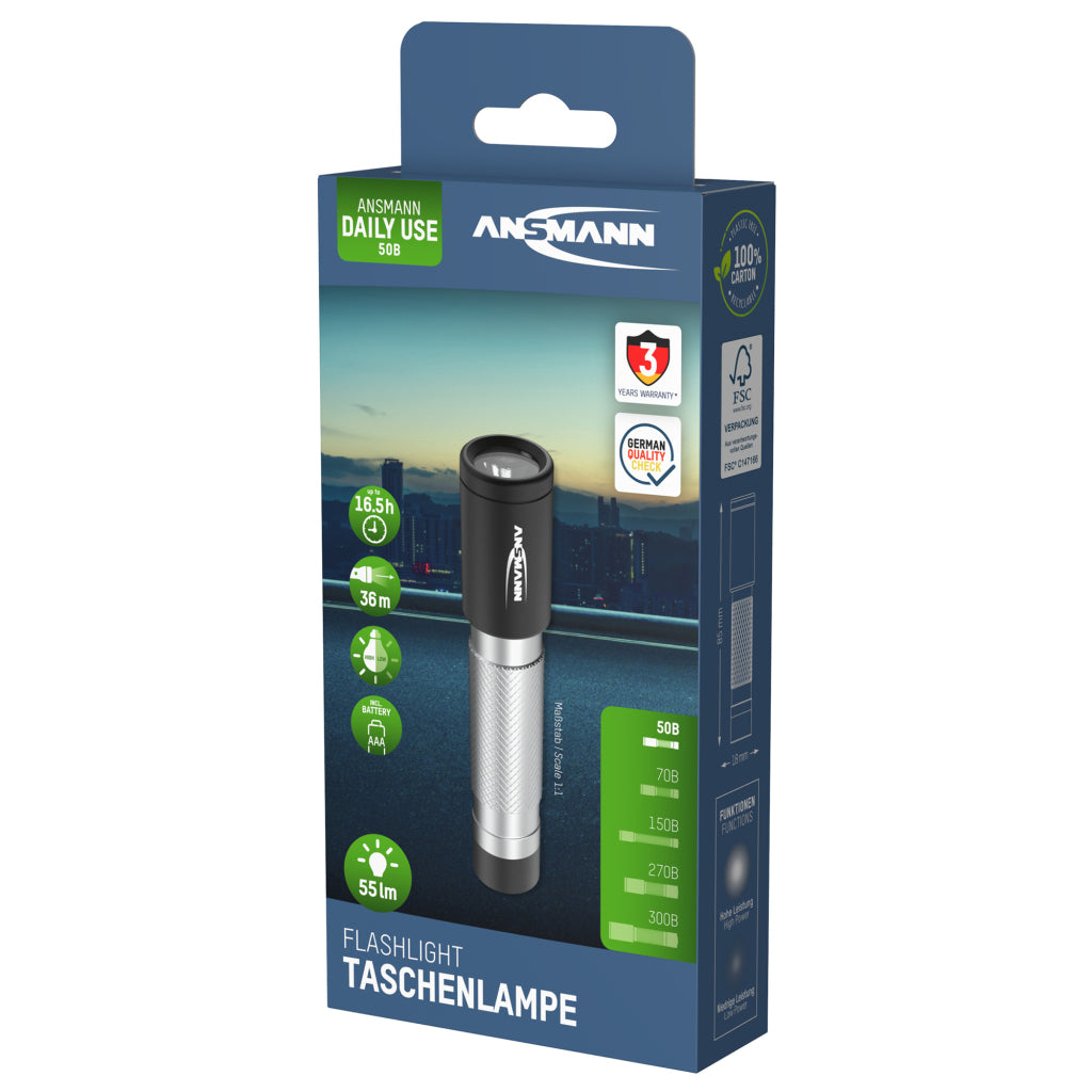 Ansmann Zaklamp 50B 55 Lumen