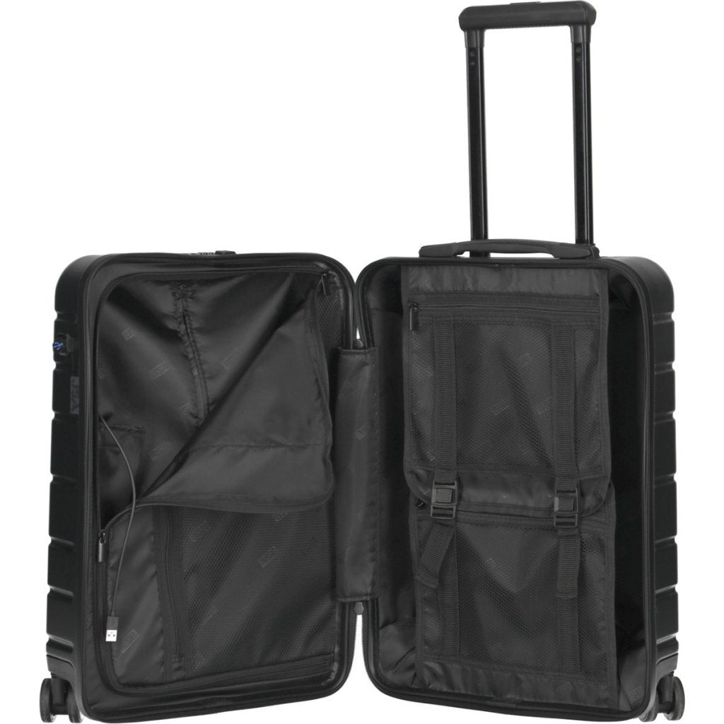 Juscha Ju-45612 Reistrolly Jsa 65.5X44.5X25 Cm Mat Zwart/Gerecycled Abs