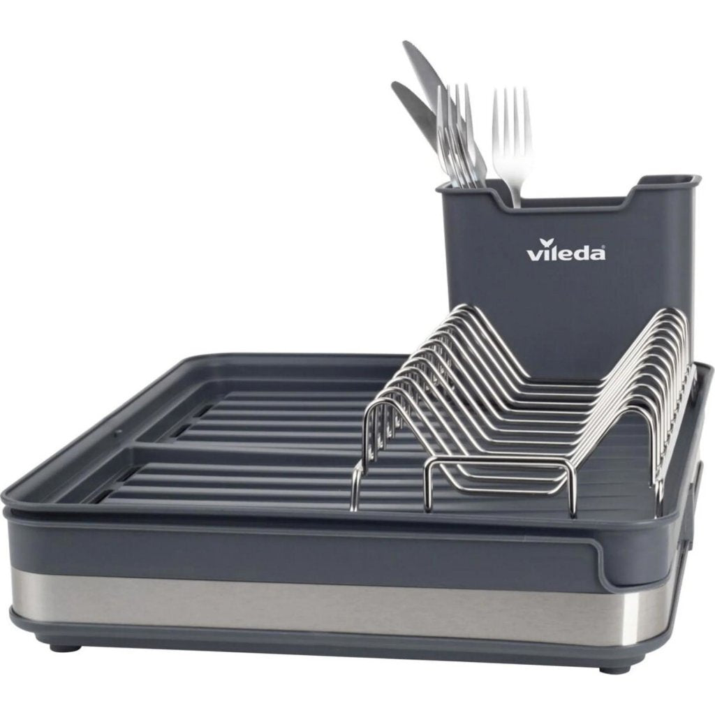 Vileda Afdruiprek Uittrekbaar 36.5-51.5X30X13.1 Cm Antraciet/Zilver