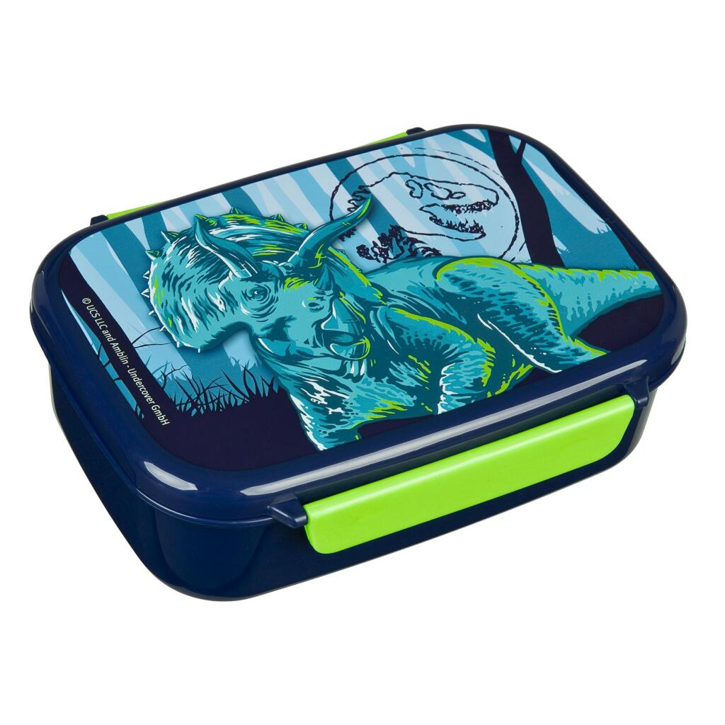 Overige Merken Jurassic World Lunchbox Donkerblauw/Appelgroen