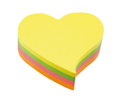 Info Notes In-5823-39 Info Shaped Sticky Notes 68X68 'Hart' Assorti 200 Vel