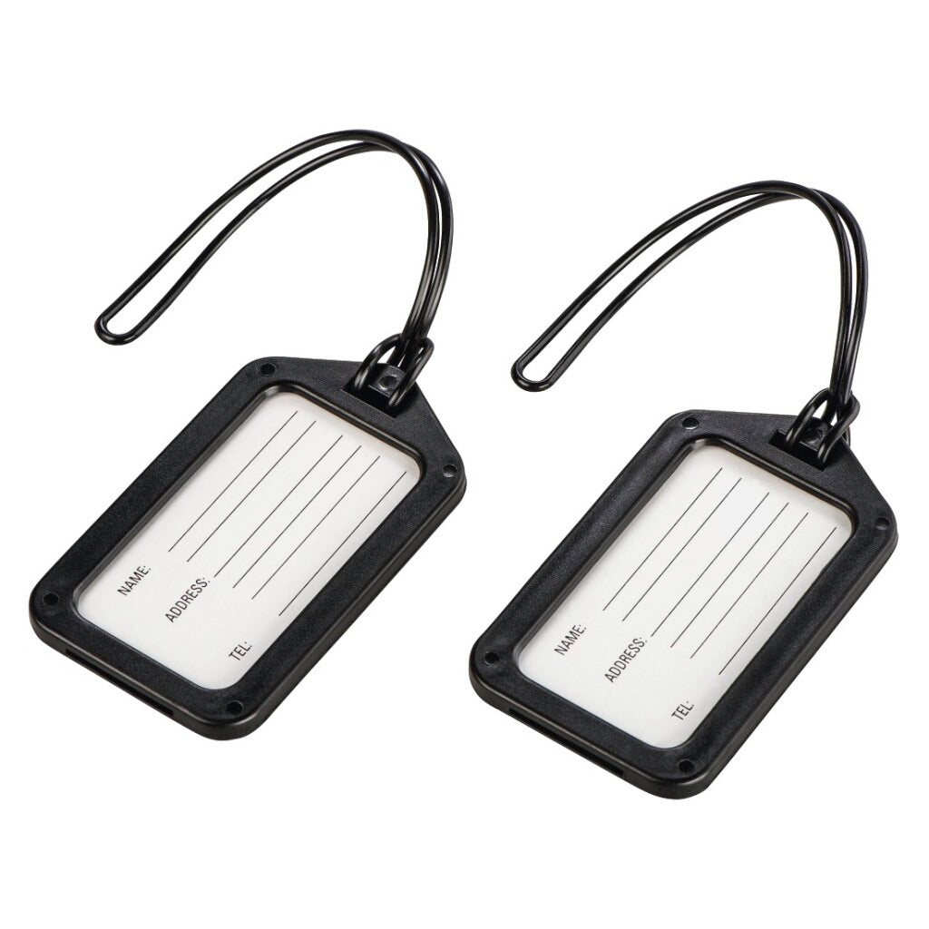 Hama Travel Naamkaartjes Voor Bagage 2 Stuks Zwart