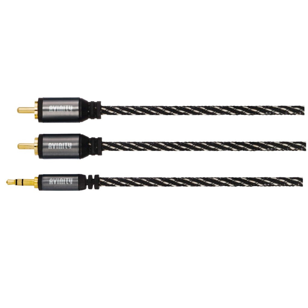 Avinity Audiokabel 2 Cinch-Stekkers - 3,5-Mm-Jack Stereo 1,5 M