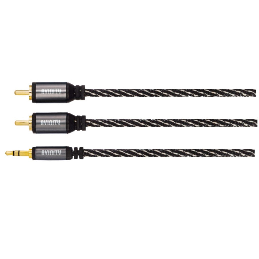 Avinity Audiokabel 2 Cinch-Stekkers - 3,5-Mm-Jack Stereo 3,0 M