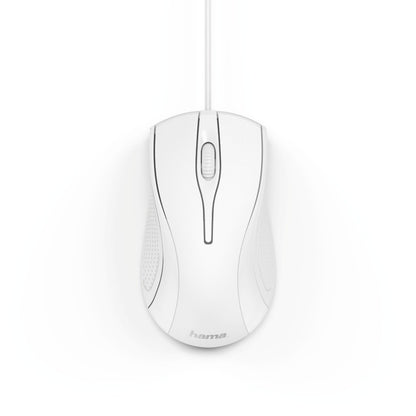 Hama Optische Muis Met 3 Knoppen Mc-200 Met Kabel Wit