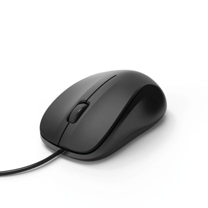 Hama Optische Muis Met 3 Knoppen Mc-300 Met Kabel Zwart
