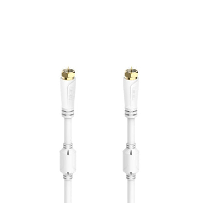 Hama Sat Aansluitkabel F Connector - F Connector Verguld 500 Cm Wit