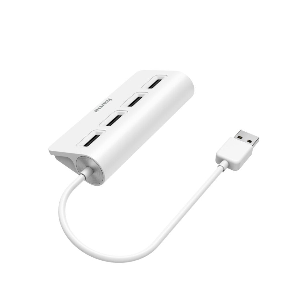 Hama Usb-Hub 4-Poorts Usb 2.0 480 Mbit/S Wit