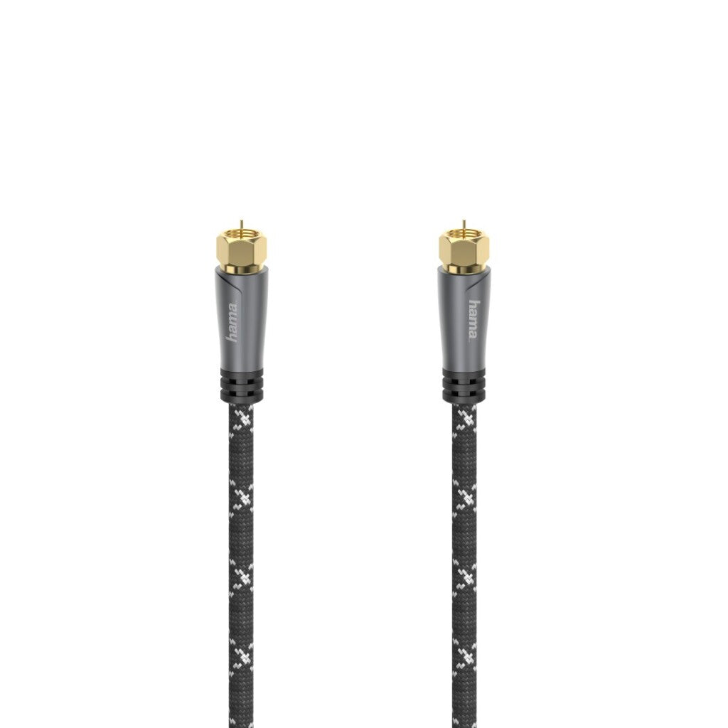 Hama Sat-Aansluitkabel F-Stekker - F-Stekker Metaal Verguld 3,0 M 120 Db