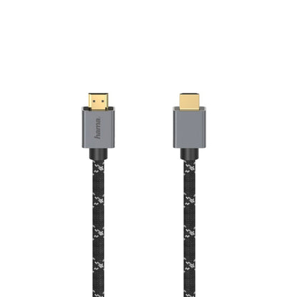 Hama Ultra High Speed Hdmi Kabel Verguld 8K 2 M Aluminium/Zwart