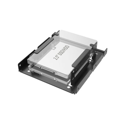 Hama Inbouwframe Voor 2X 2,5 Ssd- En Hdd-Harde Schijven In 3,5 Sleuf