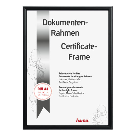 Hama Fotolijst Detroit 21X29.7 Cm Aluminium/Zwart