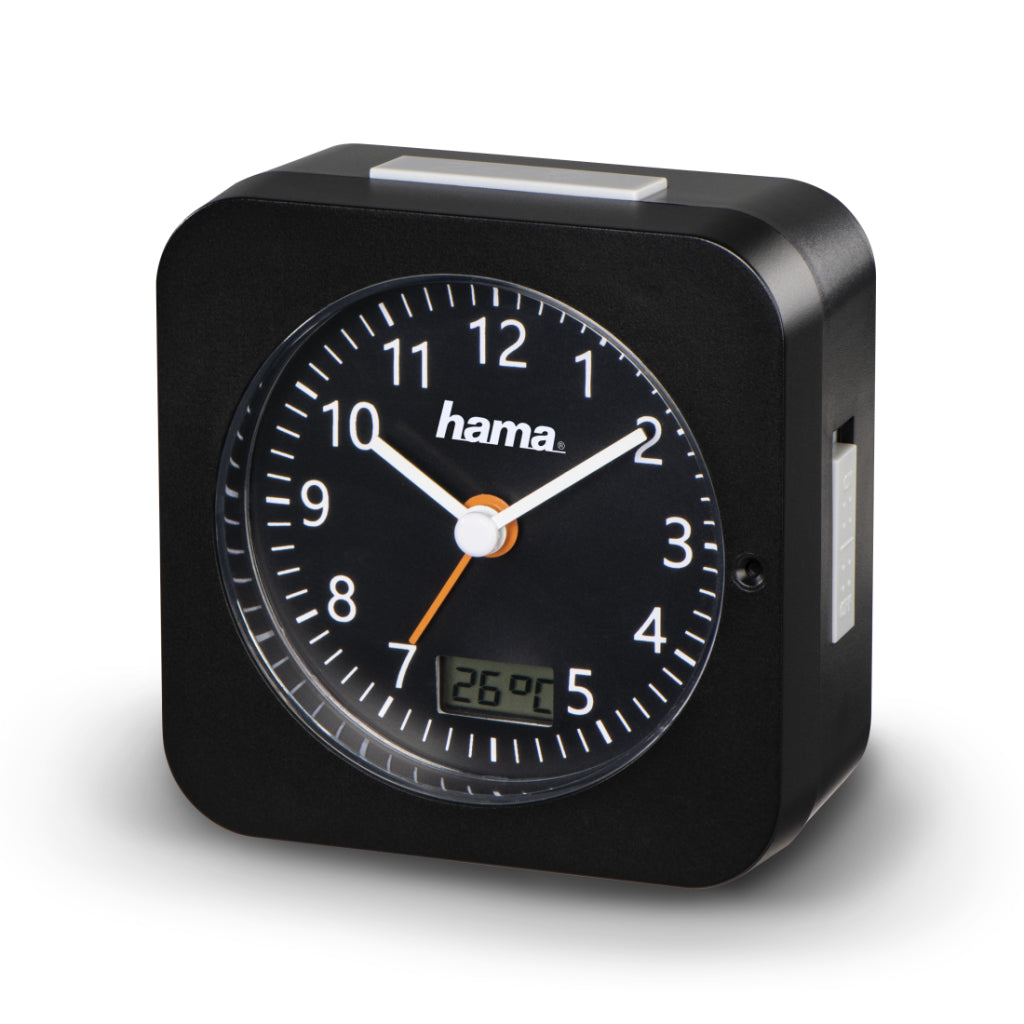 Hama Radiogestuurde Wekker Multi Zwart