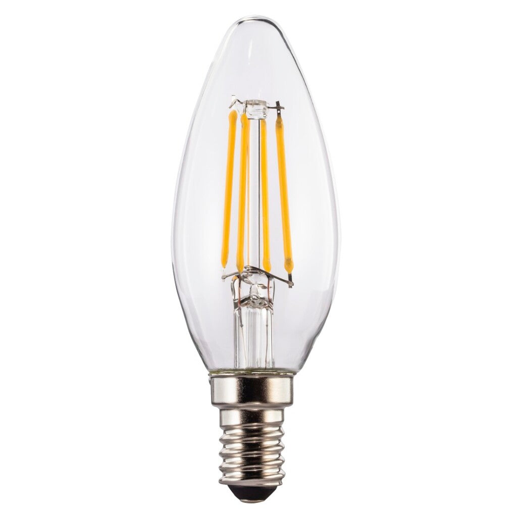Xavax Led-Gloeidraad E14 470Lm Verv. 40W Kaarslamp Warm Wit Helder Dimb.
