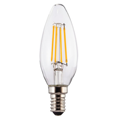 Xavax Led-Gloeidraad E14 470Lm Vervangt 40W Kaarslamp Warm Wit Helder
