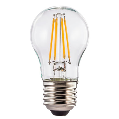 Xavax Led-Gloeidraad E27 470Lm Vervangt 40W Druppellamp Warm Wit Helder