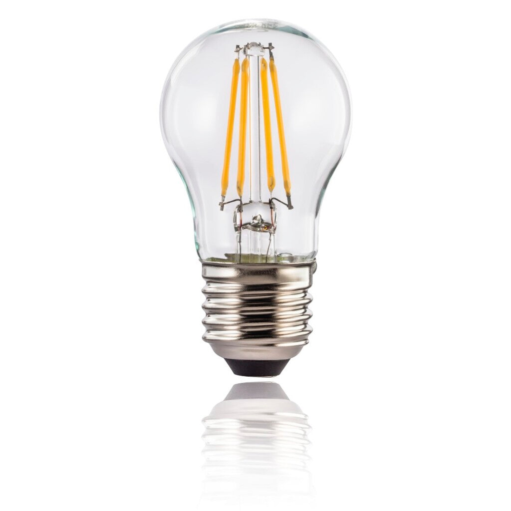 Xavax Led-Gloeidraad E27 470Lm Vervangt 40W Druppellamp Warm Wit Helder