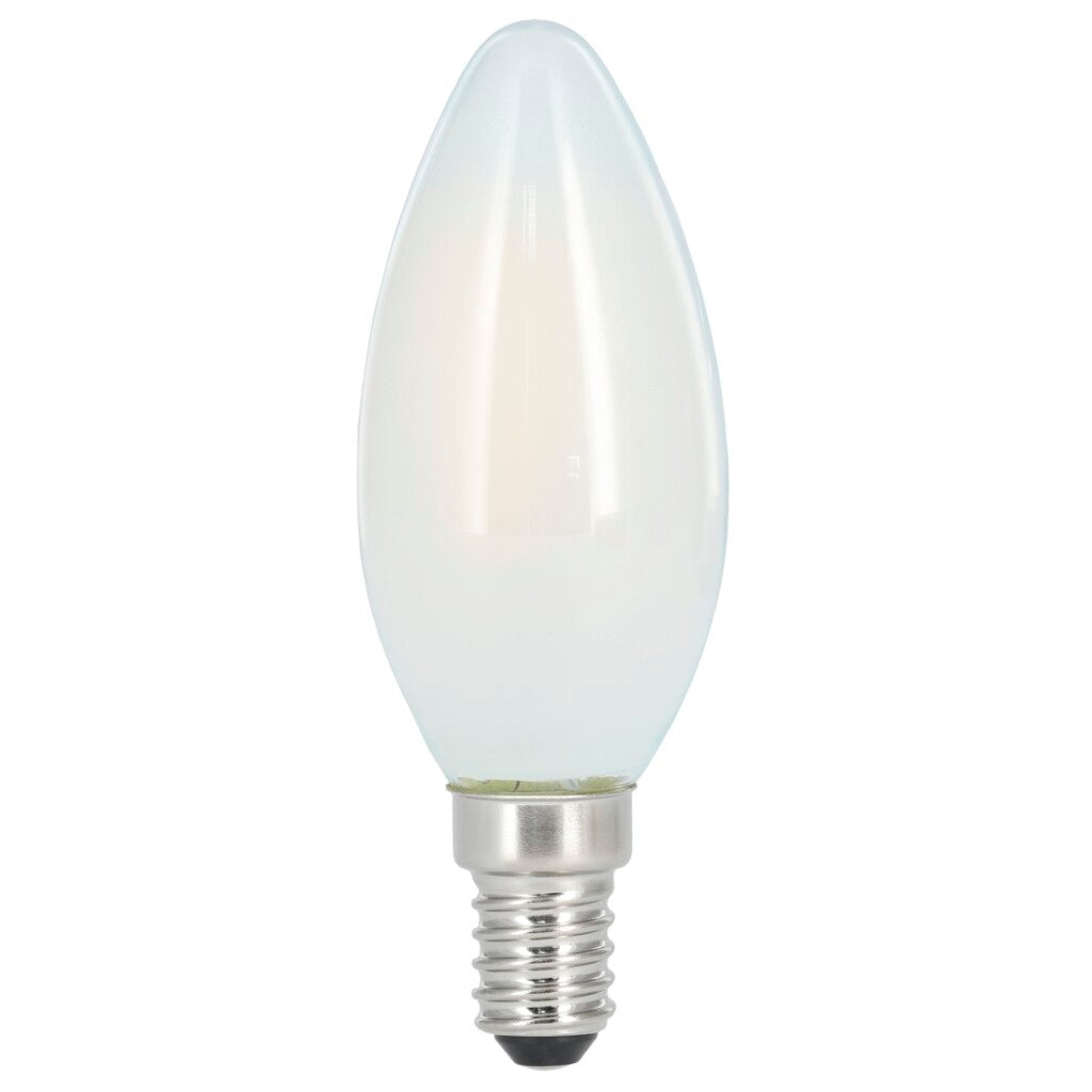 Xavax Led-Gloeidraad E14 470Lm Verv. 40W Kaars Warm Wit Mat Ra90 Dimbaar