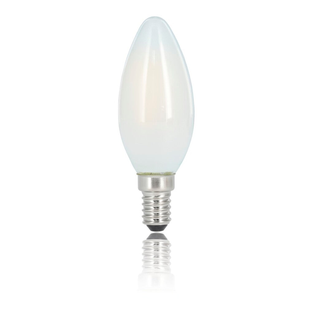 Xavax Led-Gloeidraad E14 470Lm Verv. 40W Kaars Warm Wit Mat Ra90 Dimbaar