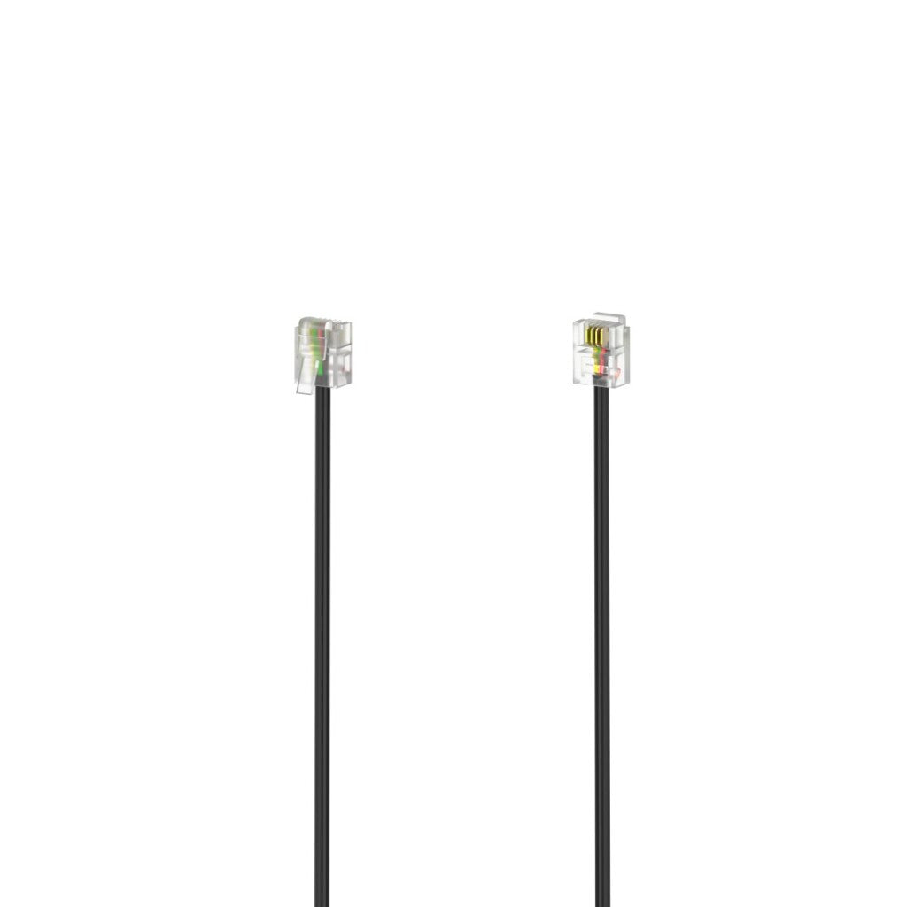 Hama Modulaire Kabel Stekker 6P4C - Stekker 6P4C 6 M Zwart