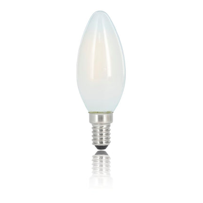 Xavax Led-Gloeidraad E14 470Lm Verv. 40W Kaarslamp Mat Warm Wit 2 Stuks