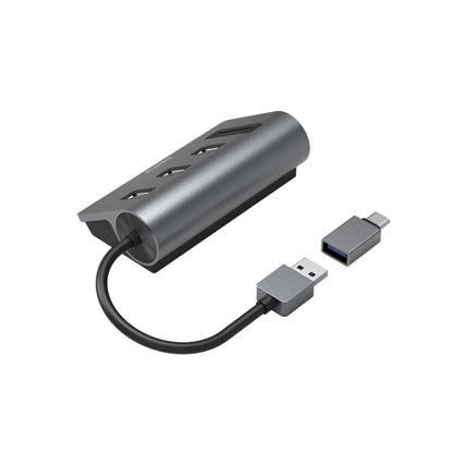 Hama Otg-Hub/Kaartlezer 5-Poorts 3X Usb-A Sd Microsd Incl. Usb-C-Adapter