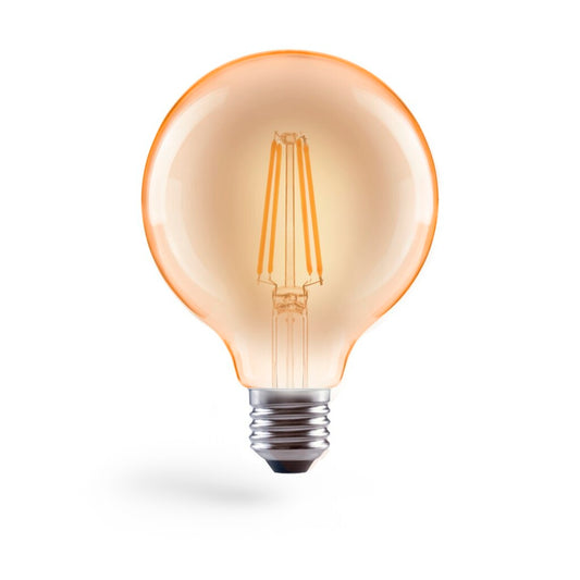 Xavax Led-Gloeidraad Vintage Bol Dimbaar E27 650Lm 8W Warm Wit