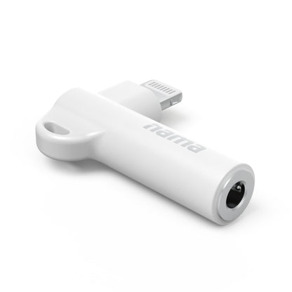 Hama Aux-Adapter 90&Deg; Hoekstekker Lightning Wit