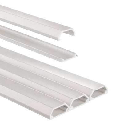Hama Kabelgoot Zelfklevend Hoekig 100X2.1X1 Cm Pvc/Wit 3 Stuks