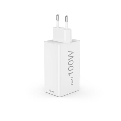 Hama Snellader Gan 2X Usb C Pd 1X Usb A Qc 100W Wit