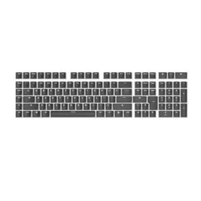 Urage Set Pudding-Keycaps Zwart/Transparant