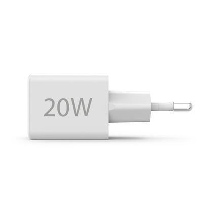 Hama Snellader 1X Usb-C Pd 1X Usb-A Qc Mini-Oplader 20 W Wit